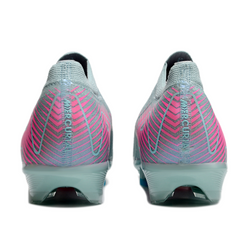 Chuteira Campo FG Nike Air Zoom Mercurial Vapor 16 Elite Azul-Clara e Rosa