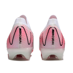 Chuteira Campo FG Nike Air Zoom Mercurial Vapor 16 Elite Branca e Rosa