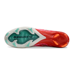 Chuteira Campo FG Nike Air Zoom Mercurial Vapor 16 Elite Branca e Vermelha