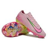 Chuteira Campo FG Nike Air Zoom Mercurial Vapor 16 Elite Rosa-Clara Infantil
