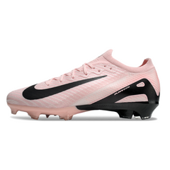 Chuteira Campo FG Nike Air Zoom Mercurial Vapor 16 Elite Rosa e Preta Infantil