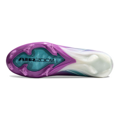 Chuteira Campo FG Nike Air Zoom Mercurial Vapor 16 Elite Roxa e Azul Infantil
