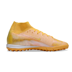 Chuteira Society TF Nike Zoom Mercurial Superfly 10 Elite Dourada Infantil