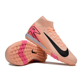 Chuteira Society TF Nike Zoom Mercurial Superfly 10 Elite Infantil Rosa
