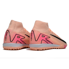 Chuteira Society TF Nike Zoom Mercurial Superfly 10 Elite Infantil Rosa