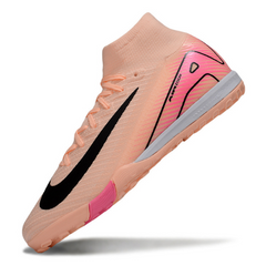 Chuteira Society TF Nike Zoom Mercurial Superfly 10 Elite Infantil Rosa