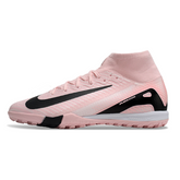 Chuteira Society TF Nike Zoom Mercurial Superfly 10 Elite Infantil Rosa e Preta