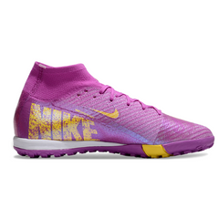 Chuteira Society TF Nike Zoom Mercurial Superfly 10 Elite Roxa Infantil