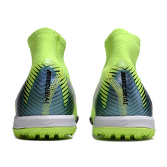 Chuteira Society TF Nike Zoom Mercurial Superfly 10 Elite Infantil Verde-Clara