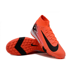 Chuteira Society TF Nike Zoom Mercurial Superfly 10 Elite Vermelha e Preta Infantil