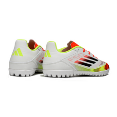 Chuteira Society TF Adidas F50 Club Pack Pure Victory
