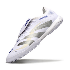 Chuteira Society TF Adidas Predator 25 Elite Com Língua Pack Polar Victory
