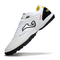 Chuteira Society TF Joma Top Flex Branca e Preta