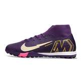 Chuteira Society TF Nike Zoom Mercurial Superfly 10 Academy Pack Mbappe Purple