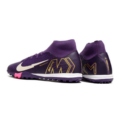 Chuteira Society TF Nike Zoom Mercurial Superfly 10 Academy Pack Mbappe Purple