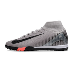 Chuteira Society TF Nike Zoom Mercurial Superfly 10 Elite Cinza