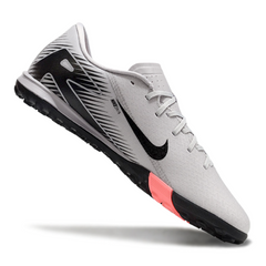 Chuteira Society TF Nike Zoom Mercurial Vapor 16 Academy Cinza e Preta