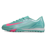 Chuteira Society TF Nike Zoom Mercurial Vapor 16 Academy Light Azul e Rosa
