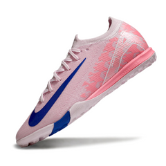 Chuteira Society TF Nike Zoom Mercurial Vapor 16 Elite Rosa e Azul