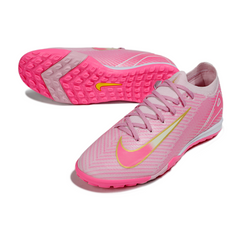 Chuteira Society TF Nike Zoom Mercurial Vapor 16 Elite Rosa-Clara
