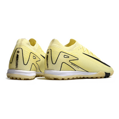 Chuteira Society TF Nike Zoom Mercurial Vapor 16 Elite Amarela e Preta