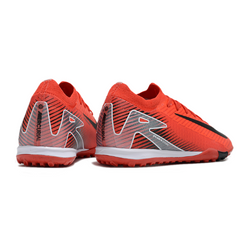 Chuteira Society TF Nike Zoom Mercurial Vapor 16 Elite Vermelha e Preta