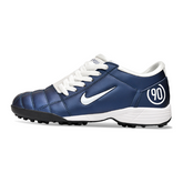 Chuteira Society TF Nike Total 90 III Azul e Branca