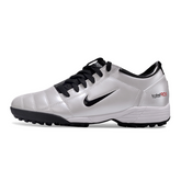 Chuteira Society TF Nike Total 90 III Prateada e Preta