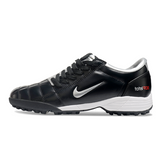 Chuteira Society TF Nike Total 90 III Preta e Prateada