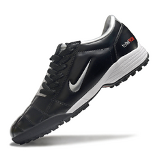 Chuteira Society TF Nike Total 90 III Preta e Prateada