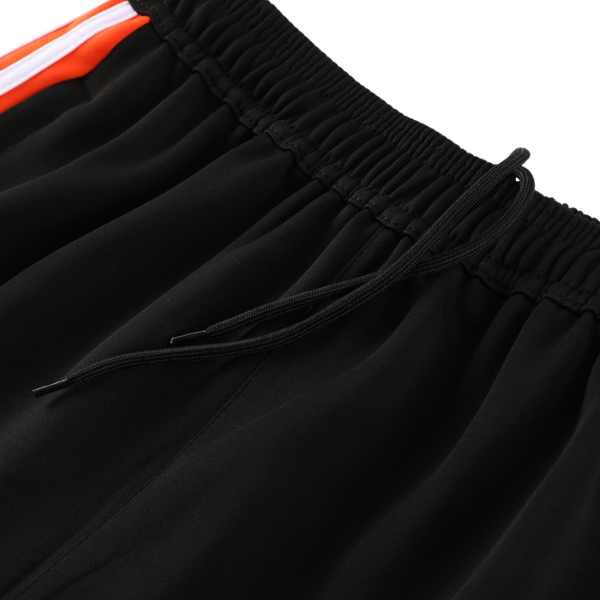 Conjunto de Frio Adidas Jaqueta + Calça Laranja, Branca e Preta - VENI Futebol