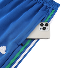 Conjunto de Frio Adidas Azul, Verde, Branco e Vermelho com Jaqueta e Calça