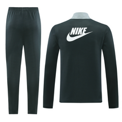 Conjunto de Frio Nike Verde e Cinza com Jaqueta e Calça