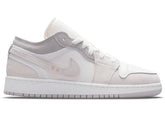 Tênis Casual Air Jordan 1 Low Inside Out Cream White Light Grey