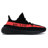 Tênis Casual Adidas Yeezy Boost 350 V2 Core Black Red