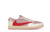 Tênis Air Jordan 1 Retro Low OG SP Travis Scott Sail Tropical Pink