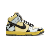 Tênis Casual Nike Dunk High Black Acid Wash