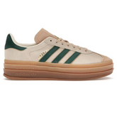 Tênis Adidas Gazelle Bold Magic Beige Collegiate Green