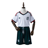Camisa de Futebol Mexico + Shorts Kit Adidas 2026 Visitante - Kit Infantil