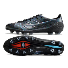Chuteira Campo FG Mizuno Alpha Preta Pack Holográfica