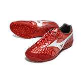 Chuteira Society TF Mizuno Morelia Neo 4 Vermelha