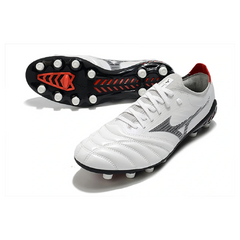 Chuteira Campo FG Mizuno Morelia Neo III Elite Branca e Preta