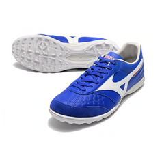 Chuteira Society TF Mizuno Morelia Sala Azul e Branca