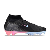 Chuteira Campo FG Nike Mercurial Superfly 10 Elite Preta, Azul e Rosa Infantil