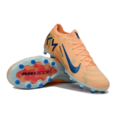 Chuteira Campo Sintético AG Nike Mercurial Vapor 16 Elite Pack Laranja Mbappe Infantil