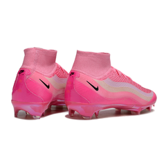 Chuteira Campo FG Nike Mercurial Superfly 10 Elite Pack Rosa Air Max 95 Infantil