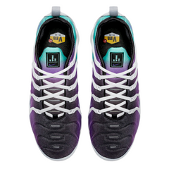 Tênis Casual Nike Air VaporMax Plus Branco, Roxo e Azul