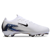 Chuteira Campo FG Nike Air Zoom Mercurial Vapor 16 Elite Branca e Cinza Infantil