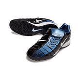 Chuteira Society TF Nike Air Zoom Total 90 III Preta e Azul