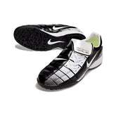 Chuteira Society TF Nike Air Zoom Total 90 III Preta e Branca